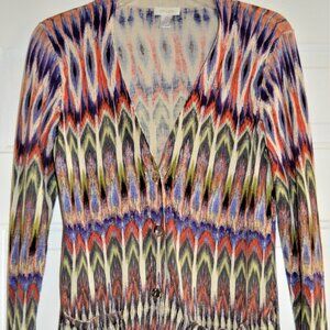 Chico's Sweater Cardigan Size 0 has pockets EUC